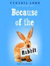 Cover image for Because of the Rabbit